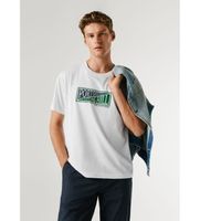 pepe jeans para hombre pm5010318 camiseta george blanco xl casual algodon manga corta