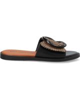 de noa harmon sandalias planas 9661 mujer negro