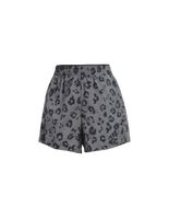 pantalon de fitness adidas we wvn short aop mujer gris