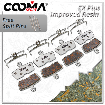 4 pares de pastillas de freno para bicicleta, compatibles con SRAM Motive, DB8, Code, CODE R (modelos de 2011 en adelante), DB de 4 pistones, pinza de freno Guide RE, aleación de aluminio Ex Plus.