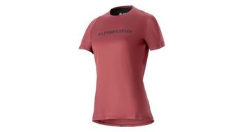 Maillot de manga corta alpinestars stella  p  strong  a dura dri switch  strong   p burdeos para mujer