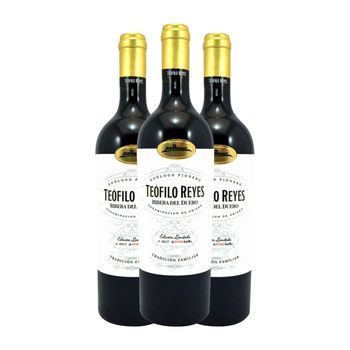 Teófilo Reyes Vino Tinto Edición Limitada Ribera Crianza 75 Cl 14% Vol. (pack De 3 Unidades)