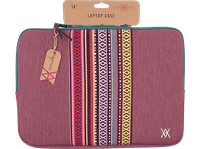 funda portatil - vam valap001w cereza para de 14 universal textil multicolor