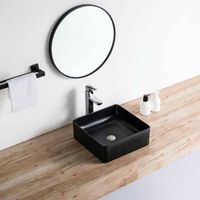 lavabo negro mate sobre encimera ceramico riva 365 cm  365 x 365 cm