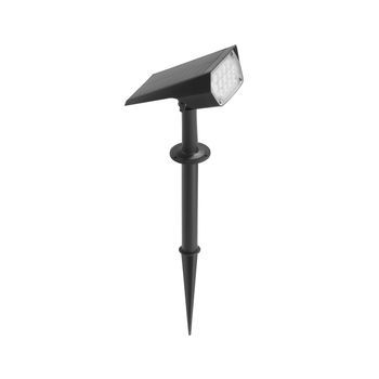 Dopo Lighting - Proyector De Jardìn Dopo Lighting - Proyector De Jardìn Solar Tilt Lumber Ip65 Led Smd 2w 160lm Cri80 3000k 30∫ Crepuscular Negro