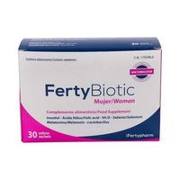 fertybiotic mujer 1 caja con 30 sobres  5 g complemento alimenticio para cuidado y bienestar