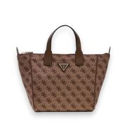 guess para mujer twnb2168019 bolso tote pequeno logo adrian beige osfa casual poliamida