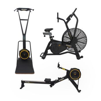 Pack Máquina De Remo Row Hero + Máquina De Esquí Ski Hero + Air Bike Hero Z-3 Behumax