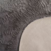 alfombra de piel pelsa antracita 120x160 cm forma piel