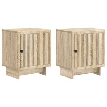 Mesita De Noche 43x34,5x50 Cm Madera - Marrón