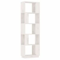 estanteriadivisor de espacios madera pino blanco 51x25x1635cm vidaxl