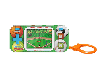 Consola retro portátil - My Arcade Pixel Pocket Pro All-Star Sports, 18 juegos de deportes, Llavero