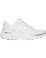 de skechers mujer arch fit 2 0 glow the distance 150067-wsl blanca blanco