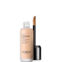 kiko milano full coverage 2-in-1 foundation and concealer 25ml various shades - 15 neutral