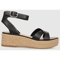 obvio sandalias sandalia atlas negro para mujer