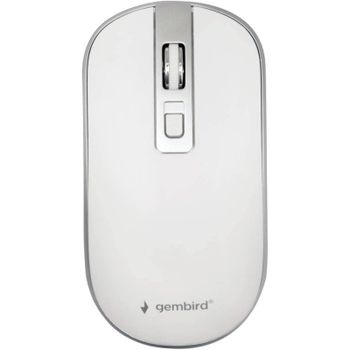 Gembird MUSW-4B-06-WS Ratón Óptico Inalámbrico 1600DPI Blanco