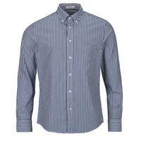 gant camisa manga larga reg classic poplin stripe shirt para hombre