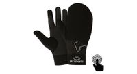 guantes bv sport hybrid reflect negro