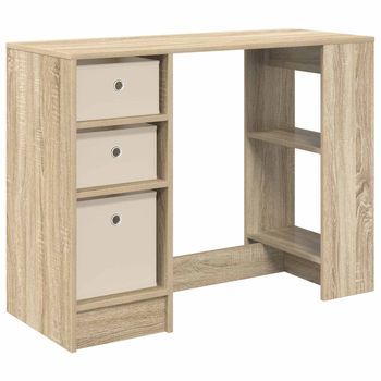 Escritorio | Mesa De Trabajo Roble Sonoma 100 X 40 X 75 Cm Madera De Ingeniería