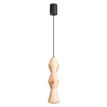 Lámpara colgantes madera natural madera - haya alt. 200 cm