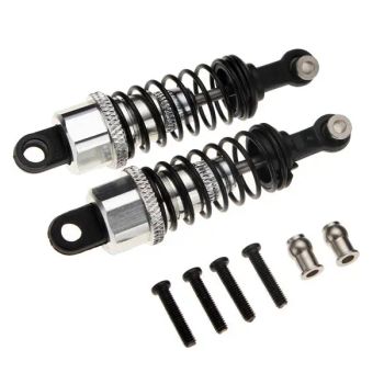 Amortiguador delantero de metal para mejorar el A949 A959 A969 A979 de Wltoys 2 piezas, piezas de automóviles RC