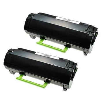 Compatible Multipack Lexmark MS811dn Printer Toner Cartridges (2 Pack) -52D2H00