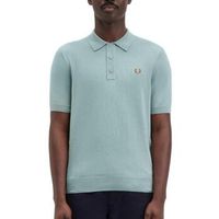 fred perry polo cotton kitted shirt para hombre