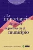 la importancia del gestor deportivo municipal