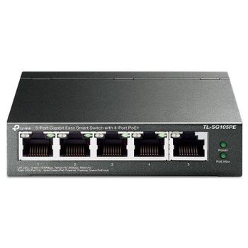 TP-Link TL-SG105PE Switch 5 Puertos Gigabit con 4 Puertos PoE+
