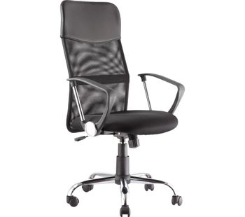 ALPHASON Orlando AOC4087BLK Tilting Operator Chair - Black, Black