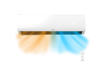Aire acondicionado Split 1 x - KOENIC KAC 18026 ES IDP Air Conditioner, 18.000 BTU, Inverter, Bomba de calor, 5 modos, 8 velocidades, Blanco