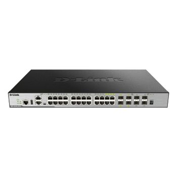 Conmutador D-Link DGS-3630-28PC L3 Gestionado PoE+ Apilable