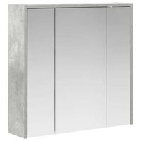 armario con espejo de bano  mueble de bano gris concreto 635 x 16 x 625 cm