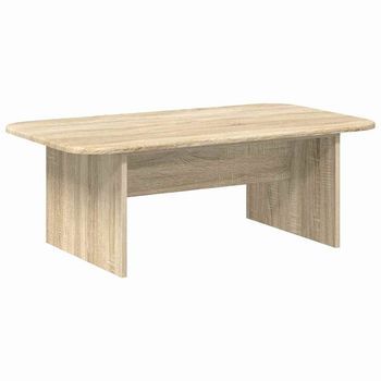 Mesa De Café - Mesa De Centro - Mesa Baja Roble Sonoma 93 X 53 X 33 Cm Madera De Ingeniería