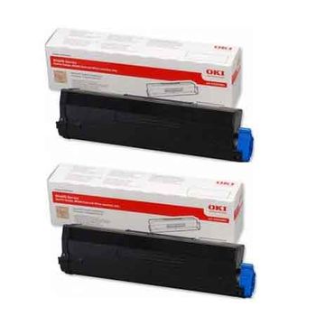 Original Multipack OKI B4600PS Printer Toner Cartridges (2 Pack) -43502002