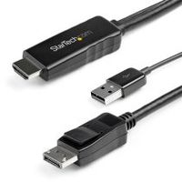 startechcom cable de 3m hdmi a displayport - 4k 30hz