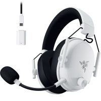 auriculares razer blackshark v3 inalambricos hyperspeed bluetooth microfono extraible blancos