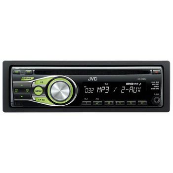 CD Receiver with Dual Aux, Green illumination