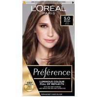 loreal paris preference infinia hair dye various shades - 5 palma natural light brown