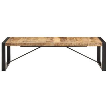 Mesa De Centro 140x70x40 Cm Mango Sin Tratar - Marrón
