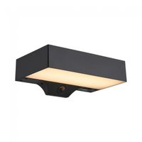 aplique solar led con sensor de movimiento monay square 5w