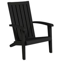 silla de jardin  silla de exterior  sillon adirondack polipropileno negro