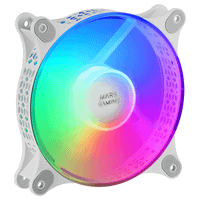 mars gaming mfduo 12cm 2xfanrgb ult-silent white