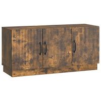 mueble de tv roble ahumado 99 x 345 x 47 cm vidaxl