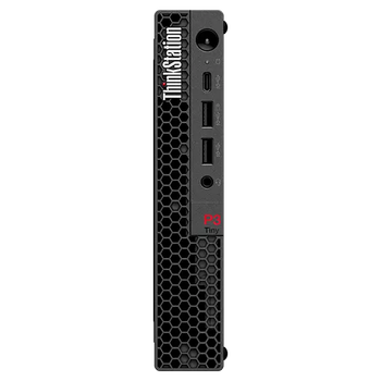 Lenovo ThinkStation P3 Tiny Procesador Intel® Core™ i7-13700T vPro® de 13ᵃ Generación (núcleos E de hasta 3,60 GHz núcleos P de hasta 4,80 GHz)/Windows 11 Pro 64/1 TB SSD M.2 2280 de rendimiento PCIe Gen4 TLC Opal