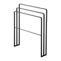 porta toallas de 4 barras - l70 cm - negro