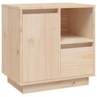 mesita de noche madera maciza de pino 50x34x50 cm vidaxl