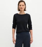 marc opolo para mujer 5000008635 jersey de punto slim marino l casual lana manga larga