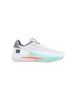 Zapatillas de Tenis Wilson Rush Tour Clay Ba Hombre Blanco/Bay/Coral