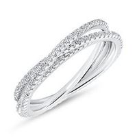 anillo triple de plata 925 con circonita cubica